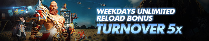 Weekdays Unlimited Reload Bonus
