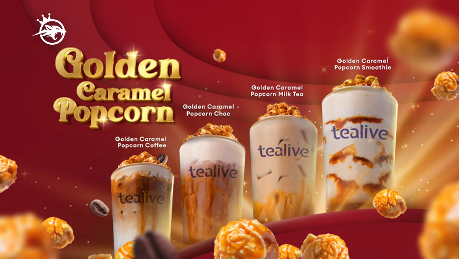 Tealive Golden Caramel Popcorn